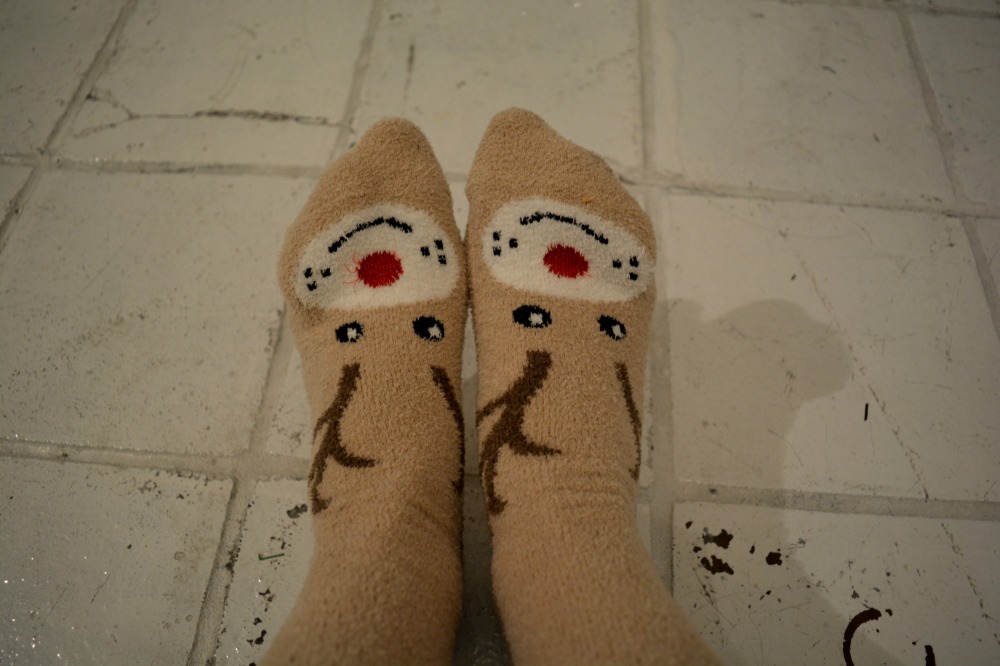 Reindeer socks edited